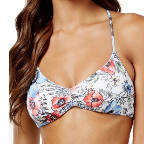 NWT Vince Camuto Wildflower Lace Back Bikini‎ Top - Picture 1 of 13